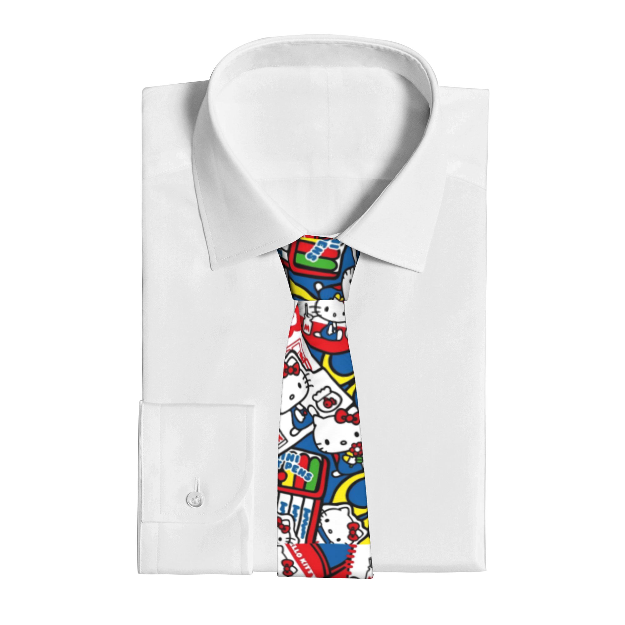 Hello Kitty Colorful Neckties  - đánh giá và giá Skinny Tie Men
