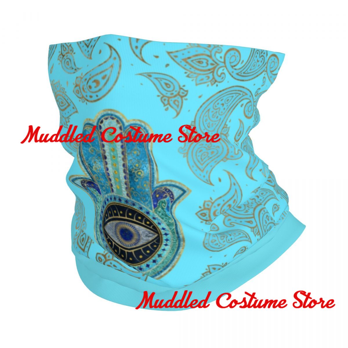 Custom Hand Of Fatima With Pai - đánh giá và giá Neck Warmer Tube